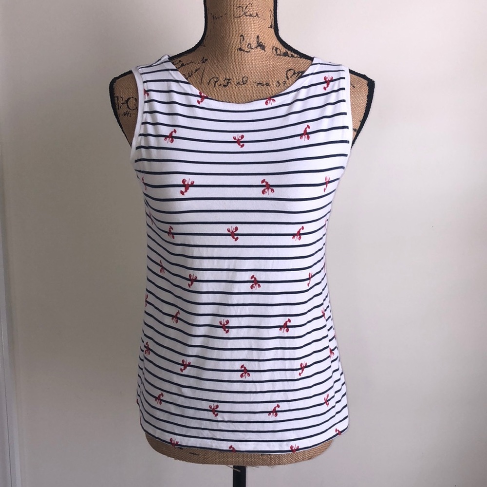 Talbots petites lobster shirt